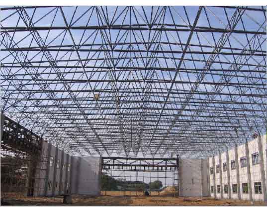 桐乡湖南长沙5712飞机库网架工程