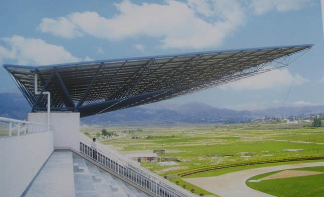 桐乡体育看台网架